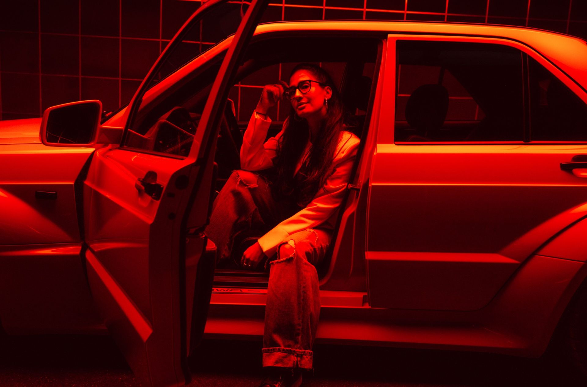 Portrait · Red Light
