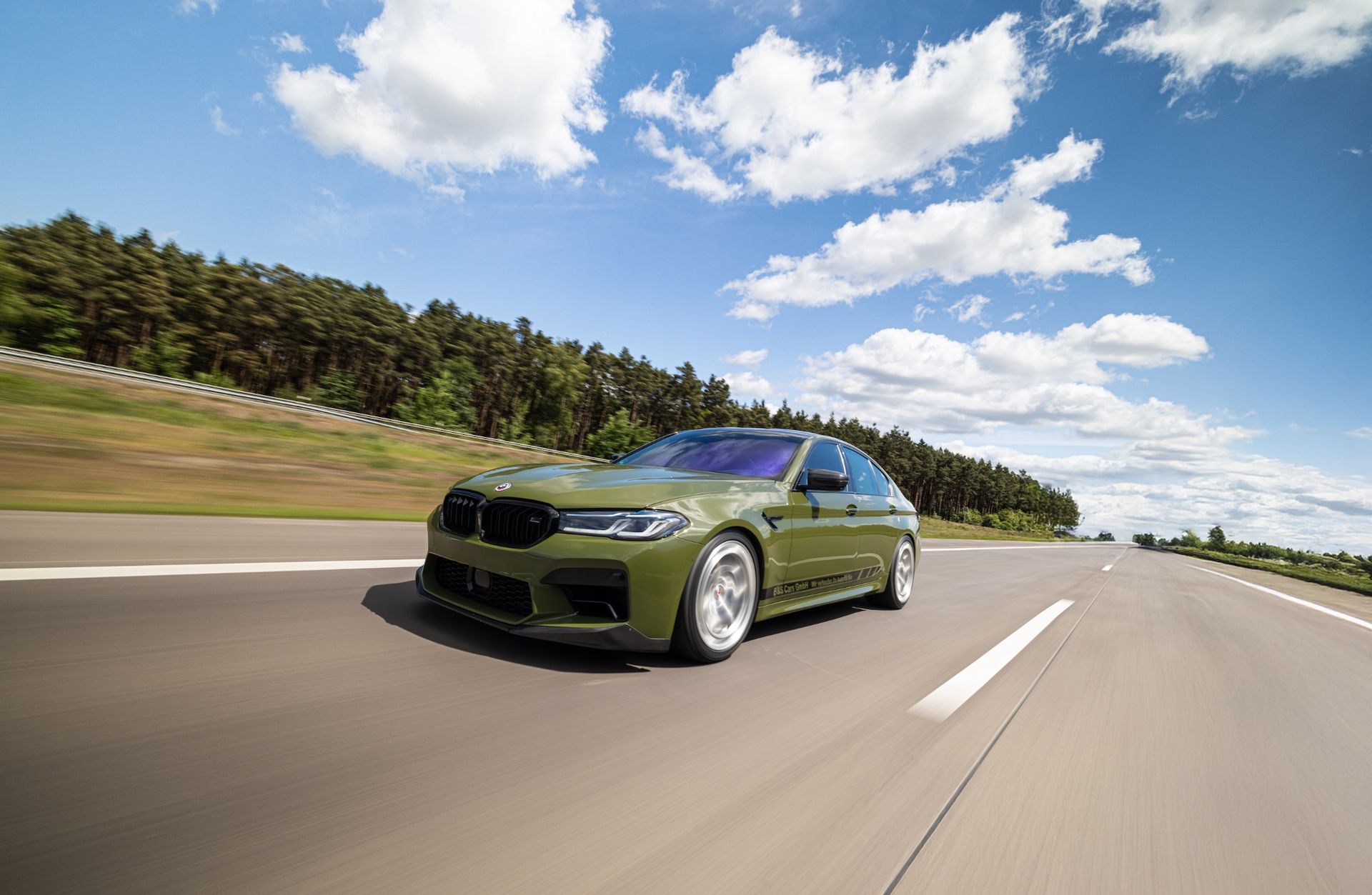BMW M5 – Rolling-Shot-Detail – Automobilfotografie