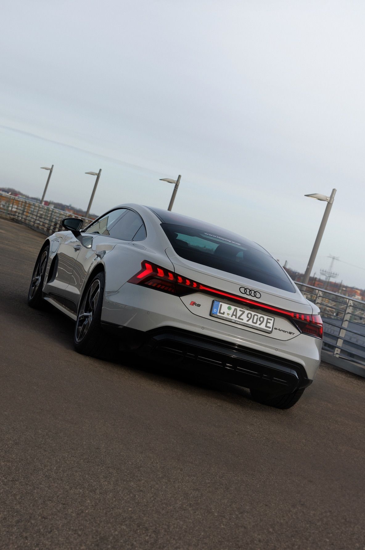 Audi RS e-tron GT — Heck – Automobilfotografie